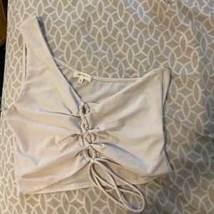 Off the shoulder crop top